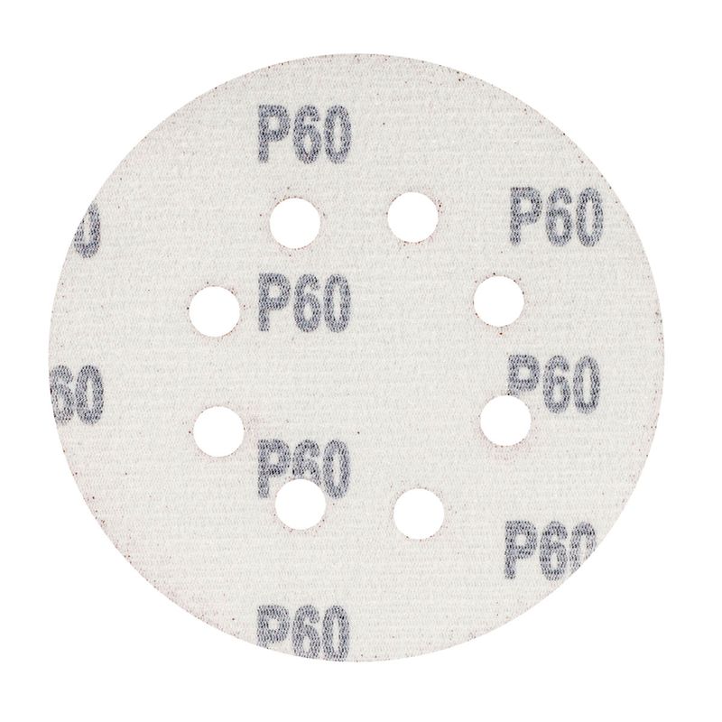 Kit Disco de Lixa Com Velcro 5'' GR. 60 Com 10 Unidades (243,0020) - Rocast