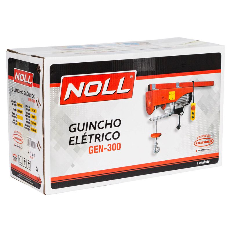 Guincho Elétrico 150 á 300kg - 220V 60HZ (GEN - 300) - Noll