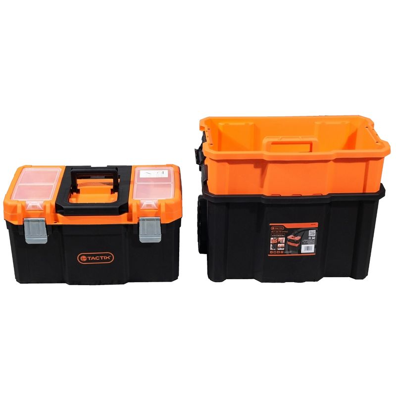 Caixa de Ferramentas Modular 3x1 Com Rodas (583,0004) - Tactix