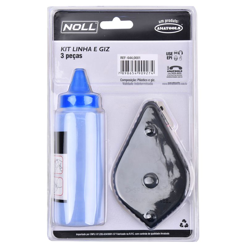 Kit Linha e Giz Com 3 Peças (644,0001) - Noll