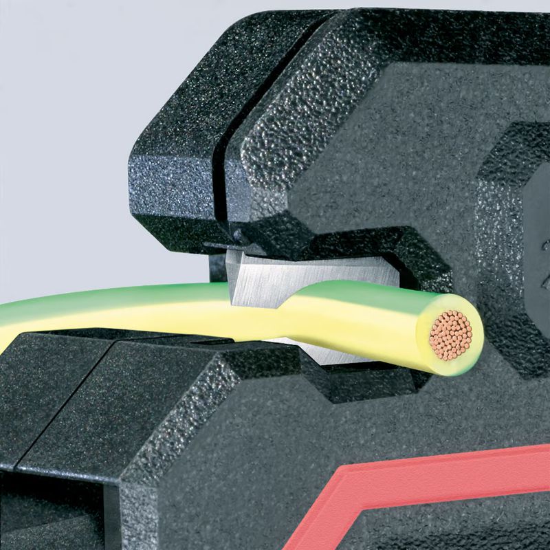 Alicate Desencapador de Fios 7'' (10 62 180) - Knipex