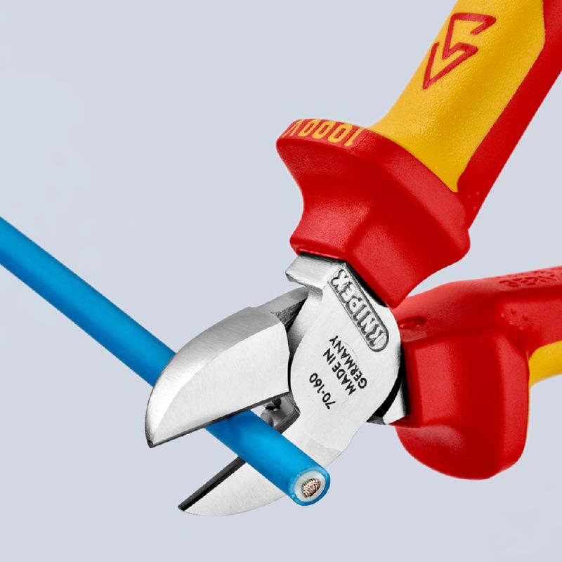 Alicate de Corte Diagonal Isolado 6.1/2'' (70 06 160) - Knipex
