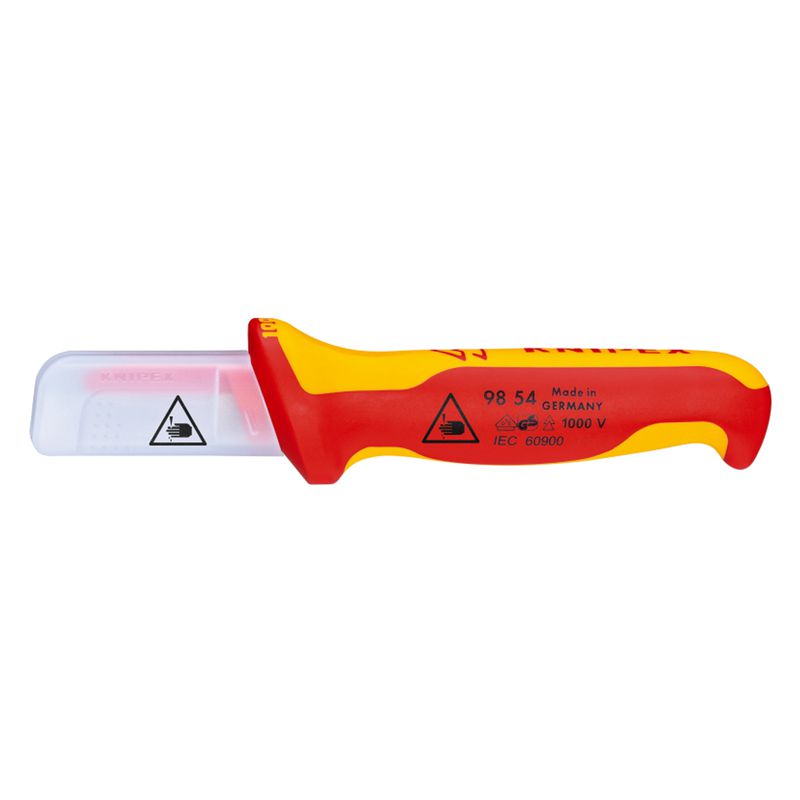 Faca Corta Cabo Isolada VDE 1000V - 190mm (98 54) - Knipex