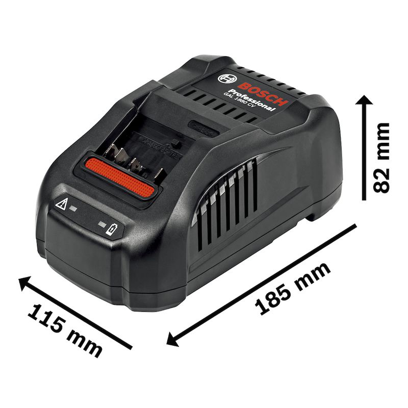 Carregador rápido de baterias 18V Bosch GAL 1880 CV 220V