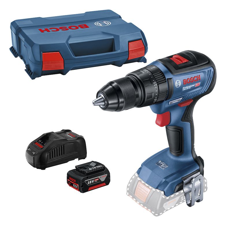 Parafusadeira de Impacto GSB 18V-50 Bateria e Maleta - Bosch