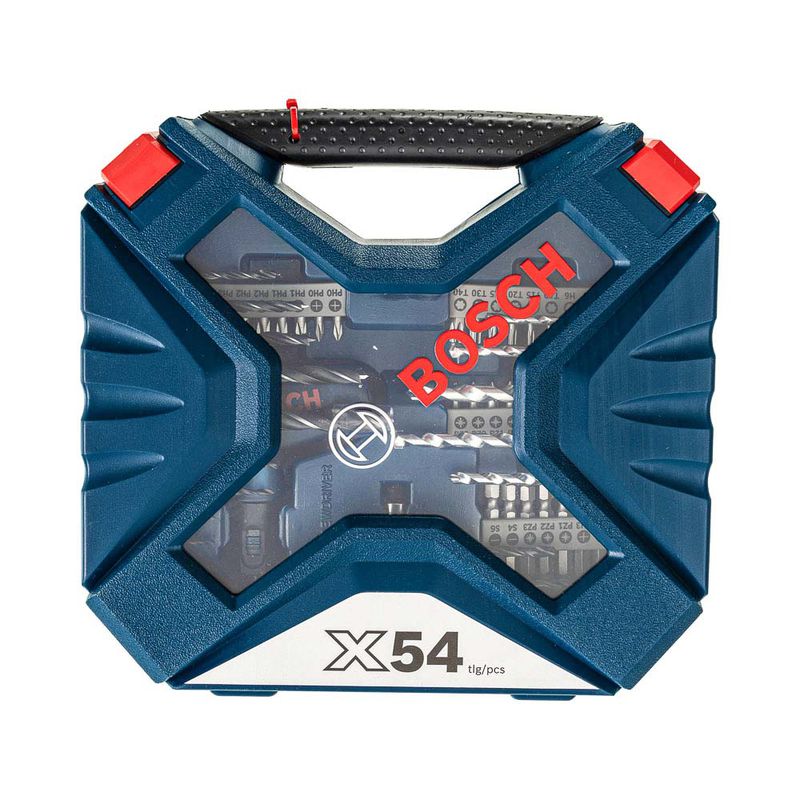 Kit de Pontas e Brocas Bosch X-Line 54 pçs