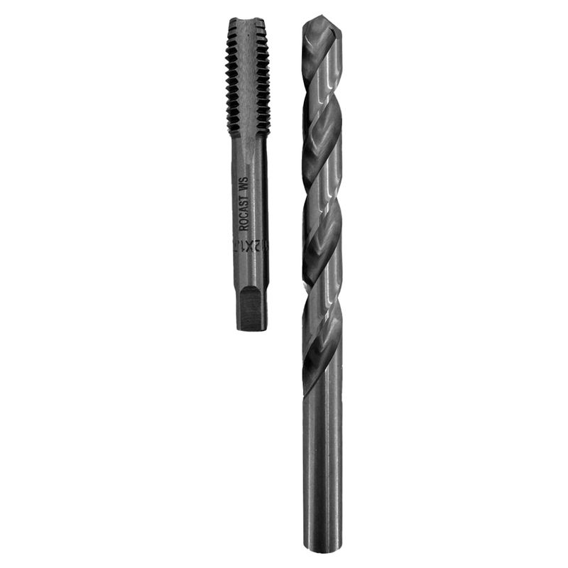 Kit Para Roscar Broca e Macho HSS M12 x 1,75mm (94,0012) - Rocast