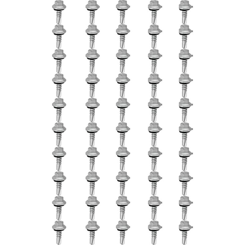 Kit Parafuso Autobrocante RUSPERT 5,5 x 3.1/2'' - 57,0008 (Com 50 Unidades) - Nord