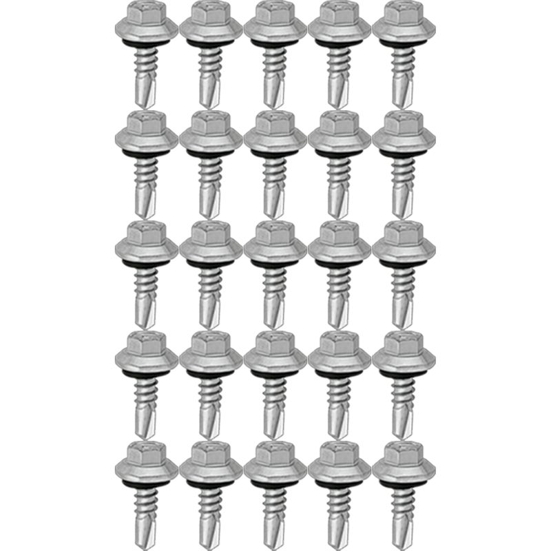 Kit Parafuso Autobrocante RUSPERT 6,3 x 4'' - 57,0017 (Com 25 Unidades) - Nord
