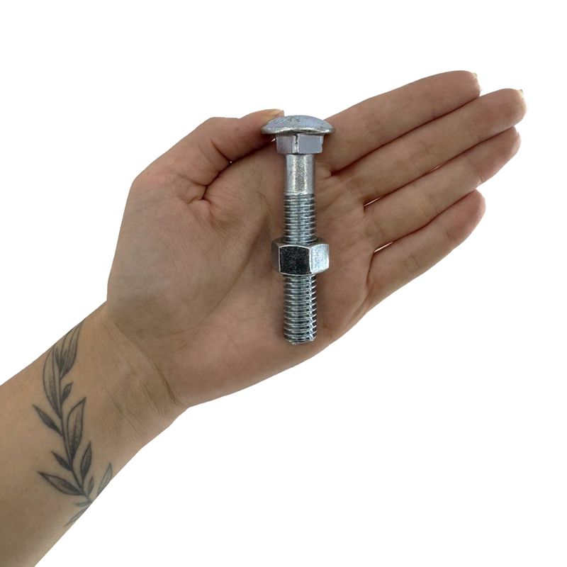 Kit Parafuso Francês Com Porca 1/2'' x 3'' - 53,0032 (Com 10 Unidades) - Nord