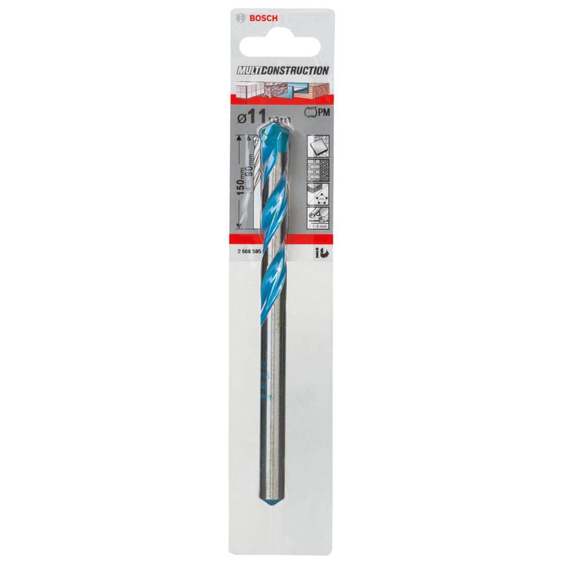 Broca Bosch CYL-9 Multimaterial Ø11 x 90 x 150 mm