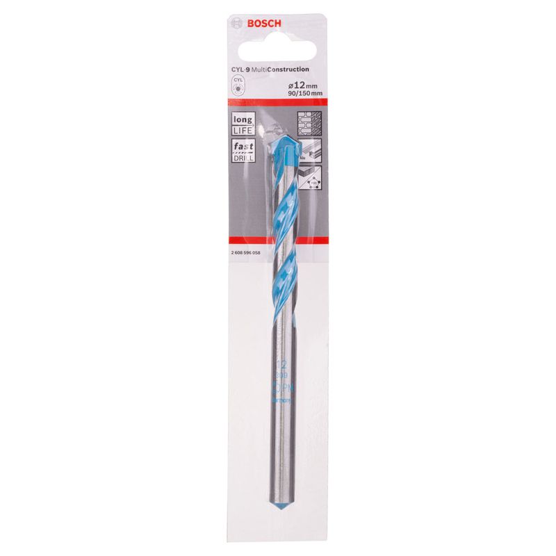 Broca Bosch CYL-9 Multimaterial Ø12 x 90 x 150 mm