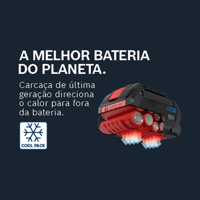 Bateria de Íons de Lítio Bosch ProCORE 18V 12,0Ah