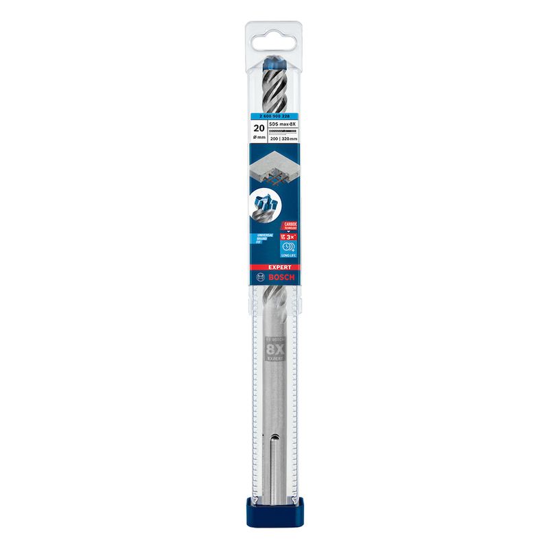 Broca para concreto Bosch EXPERT SDS Max-8X Diâmetro20 x 200 x 320 mm