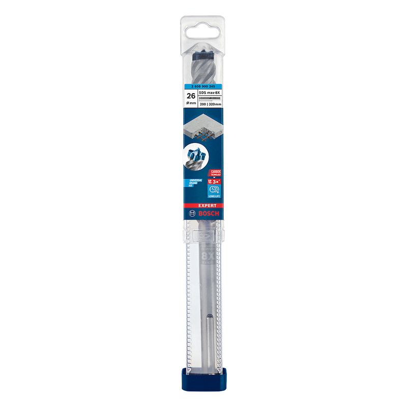 Broca para concreto Bosch EXPERT SDS Max-8X Diâmetro26 x 200 x 320 mm