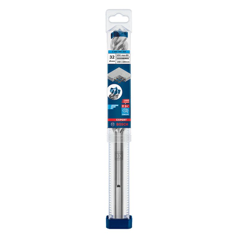 Broca para concreto Bosch EXPERT SDS Max-8X Diâmetro32 x 200 x 320 mm