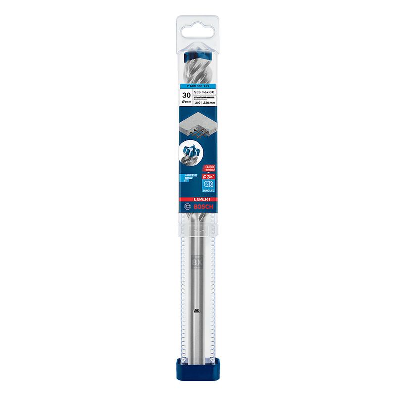 Broca para concreto Bosch EXPERT SDS Max-8X Diâmetro30 x 200 x 320 mm
