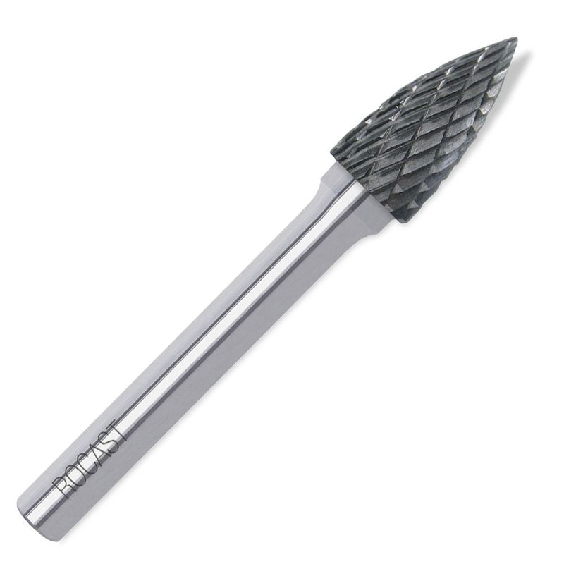 Lima Rotativa Árvore Pontiaguda em Metal Duro 10mm (45,0049) - Rocast
