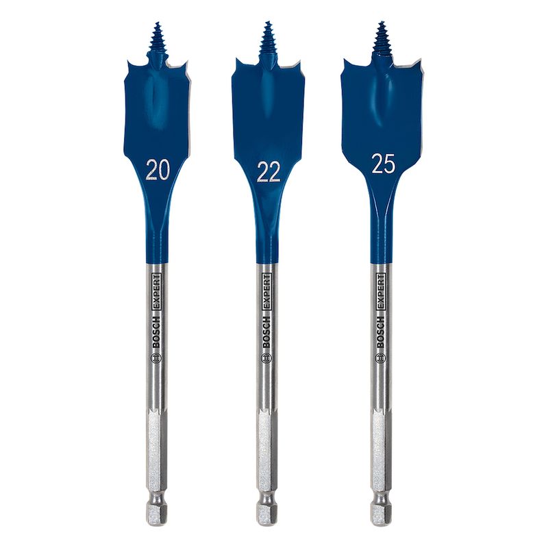 Jogo com 3 Brocas Bosch EXPERT Self Cut Speed 20-25mm x 152mm