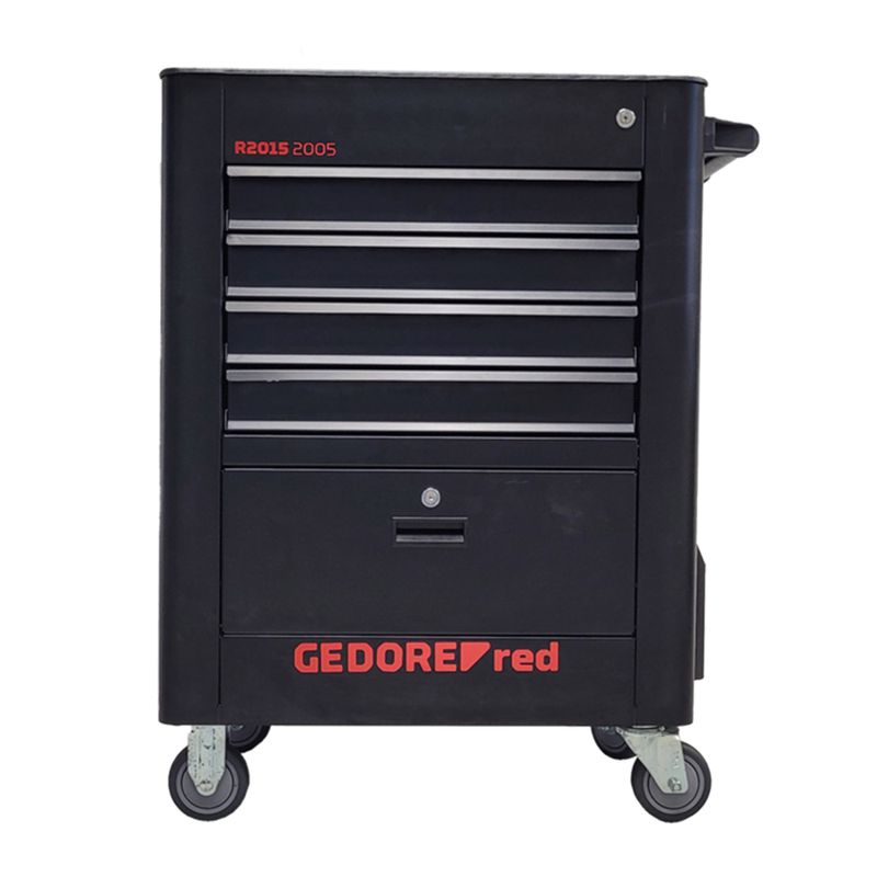 Carrinho P/ Ferramenta C/ 4 Gavetas Preto (20152005) - Gedore RED