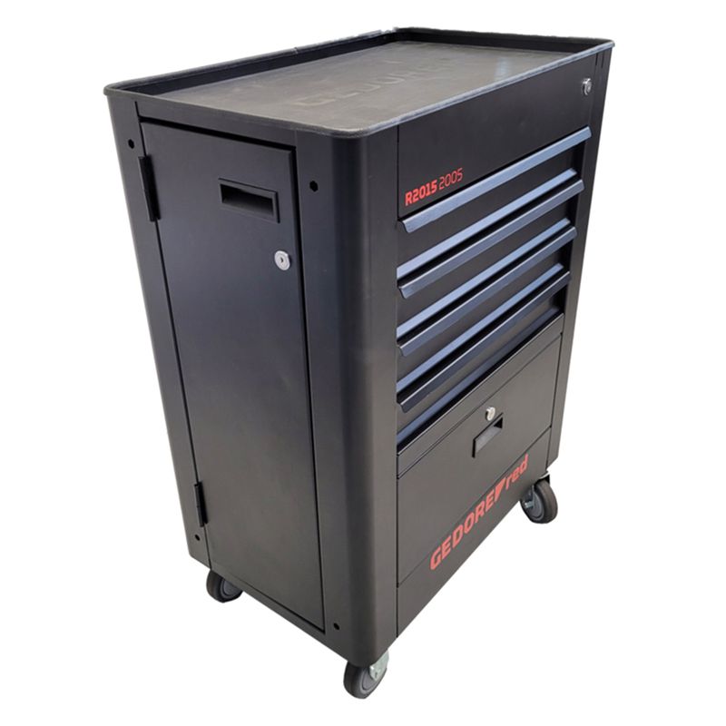 Carrinho P/ Ferramenta C/ 4 Gavetas Preto (20152005) - Gedore RED