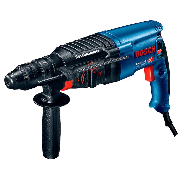 Martelo Perfurador Rompedor Bosch GBH 2-26 DRE 800W 3,0J EPTA em Maleta