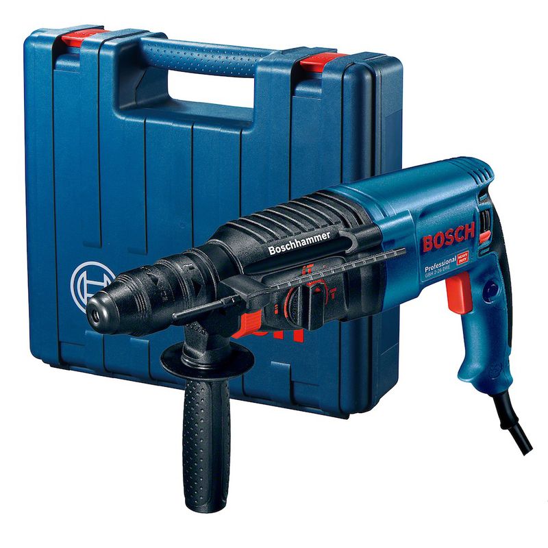 Martelo Perfurador Rompedor Bosch GBH 2-26 DRE 800W 3,0J EPTA em Maleta