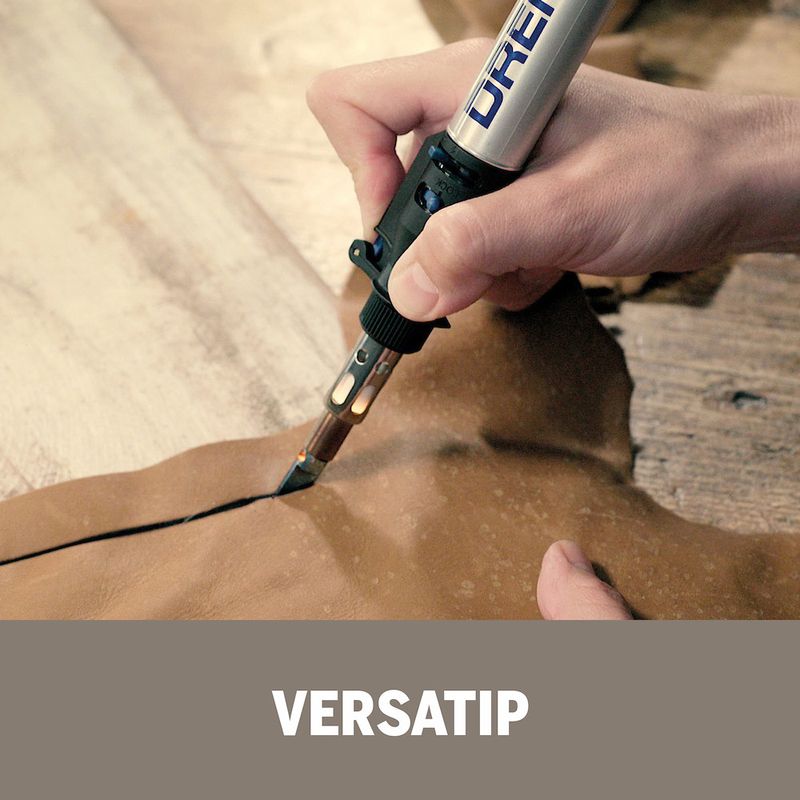 Versatip Pirógrafo e Soldador a Gás Com 12 Acessórios- Dremel