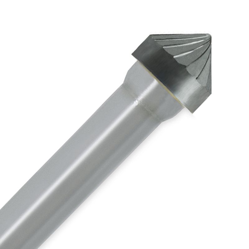 Lima Rotativa Cônica 90° Para Alumínio 12mm (45,0127) - Rocast