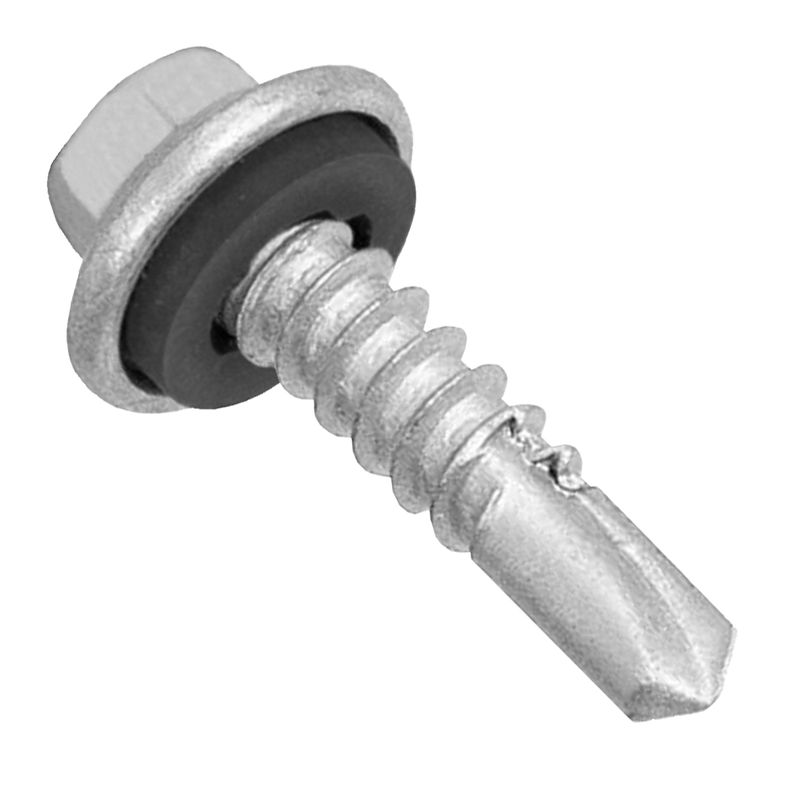 Kit Parafuso Autobrocante Cabeça Sextavada Com Arruela 6,3mmx3/4'' 16,0010 (Com 100 Unidades) - Nord