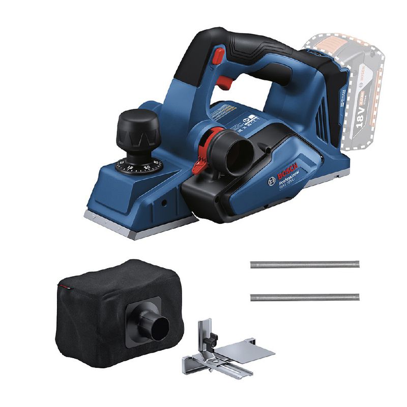 Plaina à Bateria 18V Brushless Com 2 Lâminas - SB (GHO 185 LI) - Bosch