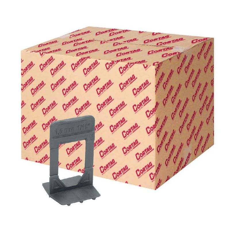 Espaçador Para Nivelador Supra 1,5mm / 25-35mm Com 500 Unidades (62858) - Cortag