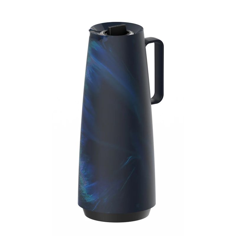 Bule Térmico em Plástico Marmorizado Azul - Exata 1L (61636/221) - Tramontina
