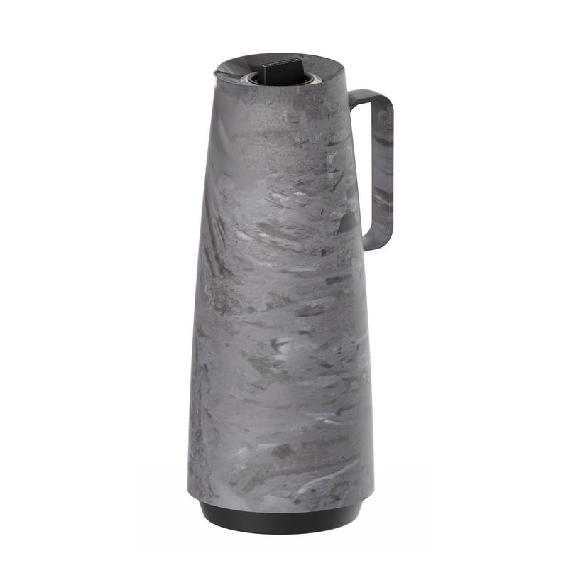 Bule Térmico em Plástico Marmorizado Cinza - Exata 1L (61636/222) - Tramontina