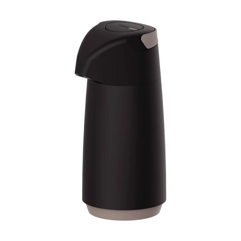 Garrafa Térmica Com Bomba em Plástico Preto - Exata 1L (61639/103) - Tramontina