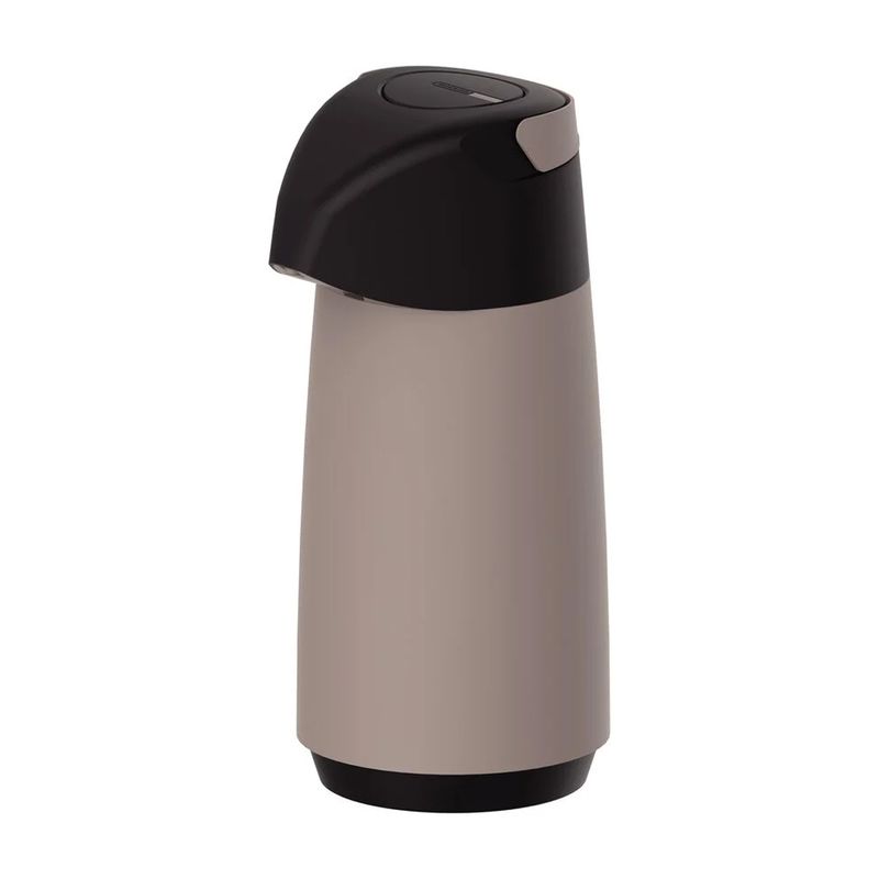 Garrafa Térmica Com Bomba em Plástico Bege - Exata 1L (61639/508) - Tramontina