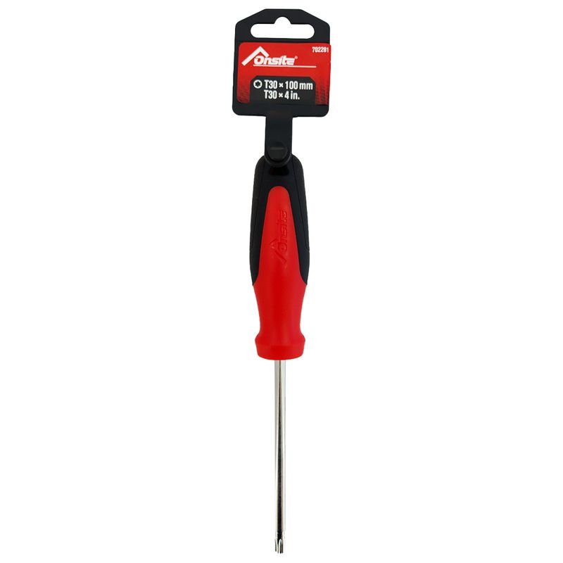 Chave Torx Com Cabo Reto T30 x 4'' (702281) - Onsite