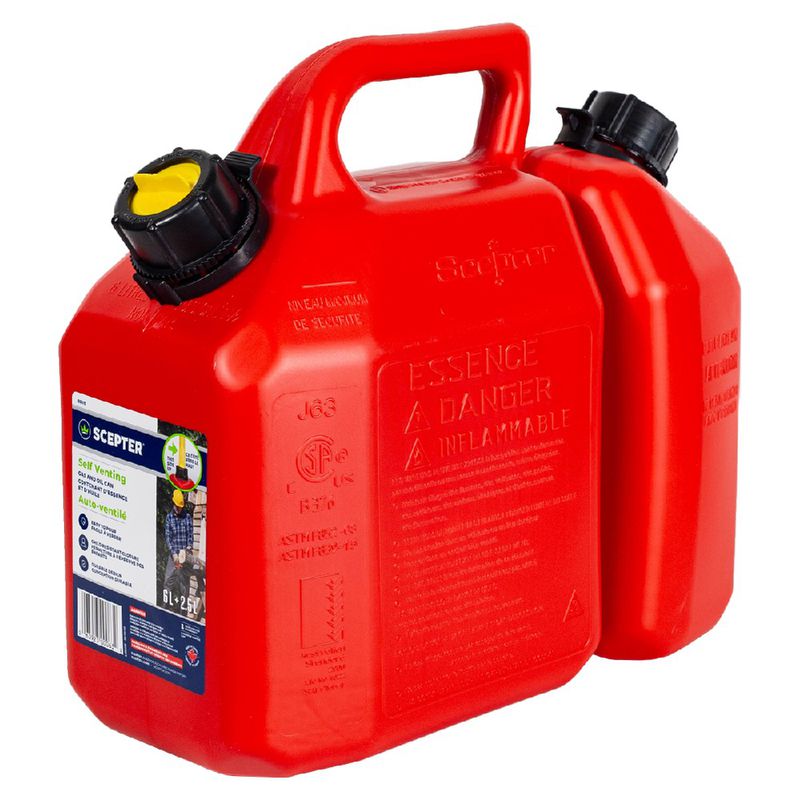 Galão Combo Para Gasolina e Óleo 6L / 2,5L (732,0008) - Scepter