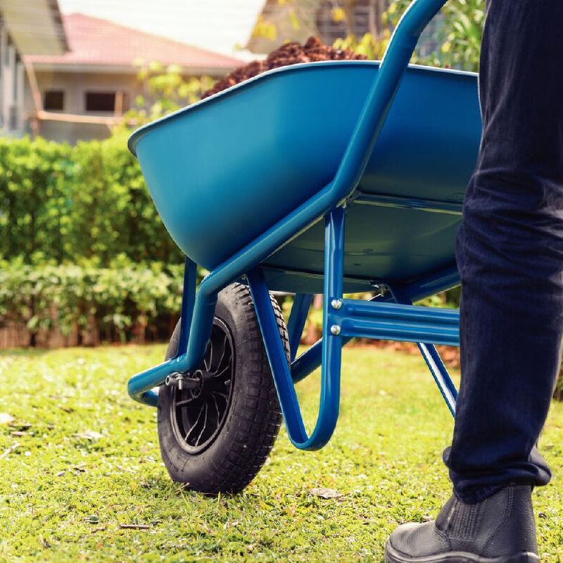Pneu Com Câmara 3.25/8'' Com Roda e Bucha Plástica Para Carrinho de Mão (77741/011) - Tramontina