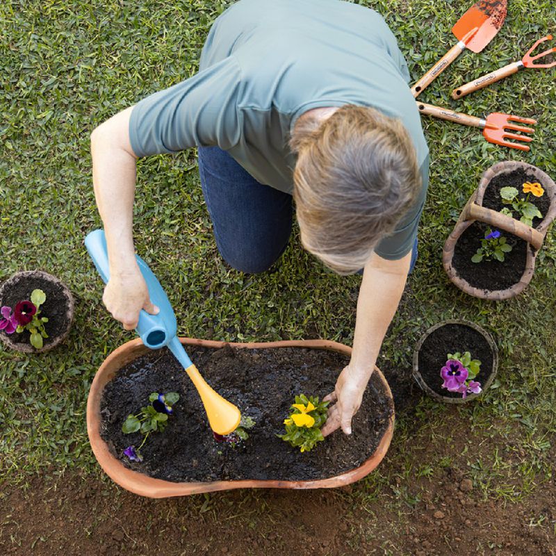 Regador Plástico Azul Para Jardim 2L (78600/022) - Tramontina