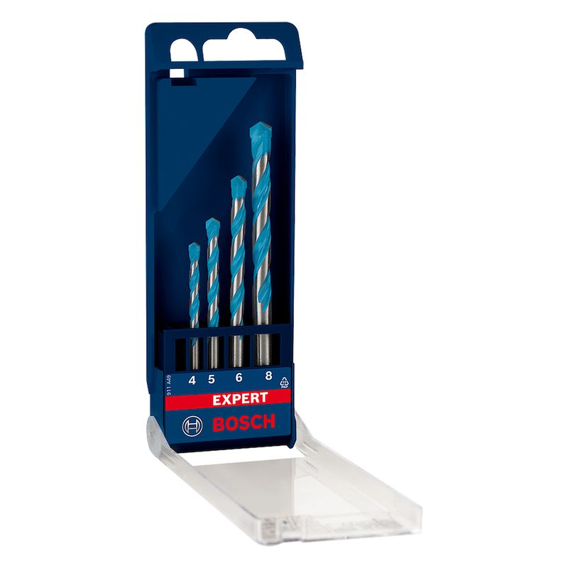 Jogo de Brocas EXPERT CYL-9 MultiConstruction 4 a 8mm (2608900649) - Bosch