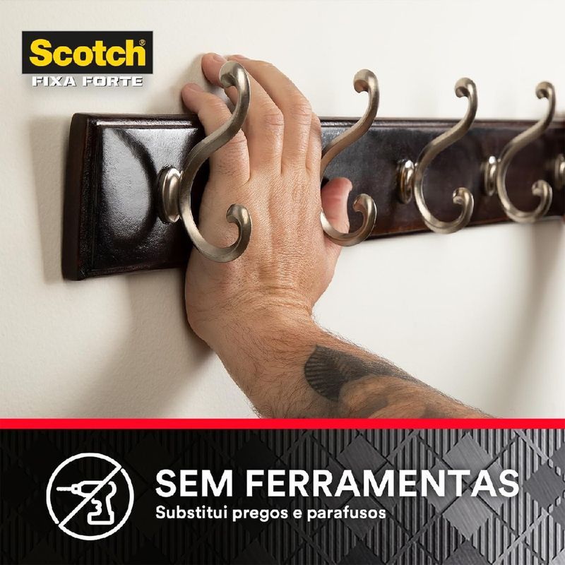 Fita Dupla Face Scotch Fixa Forte Extrema 12mm x 2m (HB004750087) - 3M