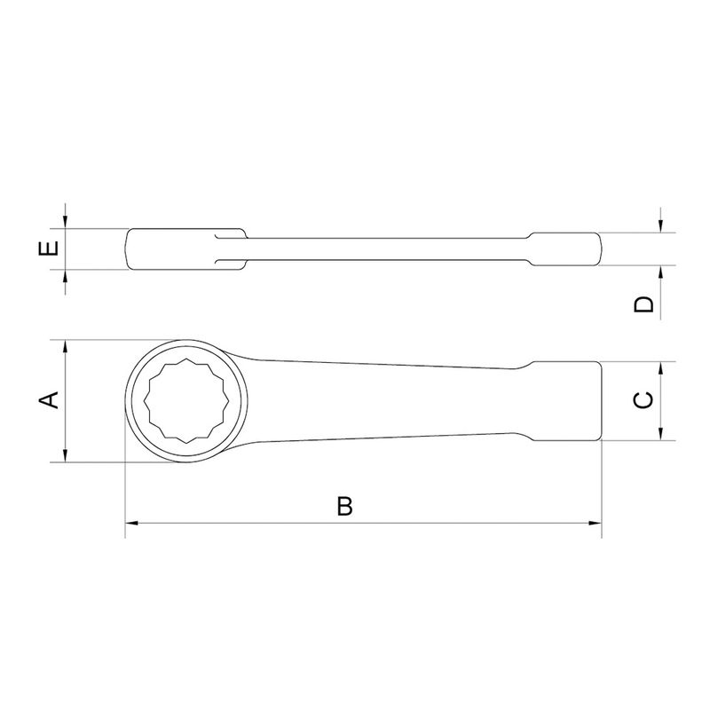 Chave Estrela de Bater 25mm (44632/025) - Tramontina Pro