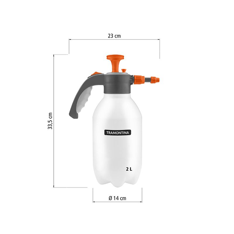Pulverizador Manual de Compressão Prévia 2L (78610/206) - Tramontina