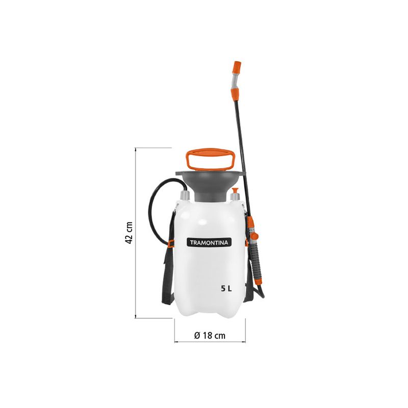 Pulverizador Lateral de Compressão Prévia 5L (78615/506) - Tramontina