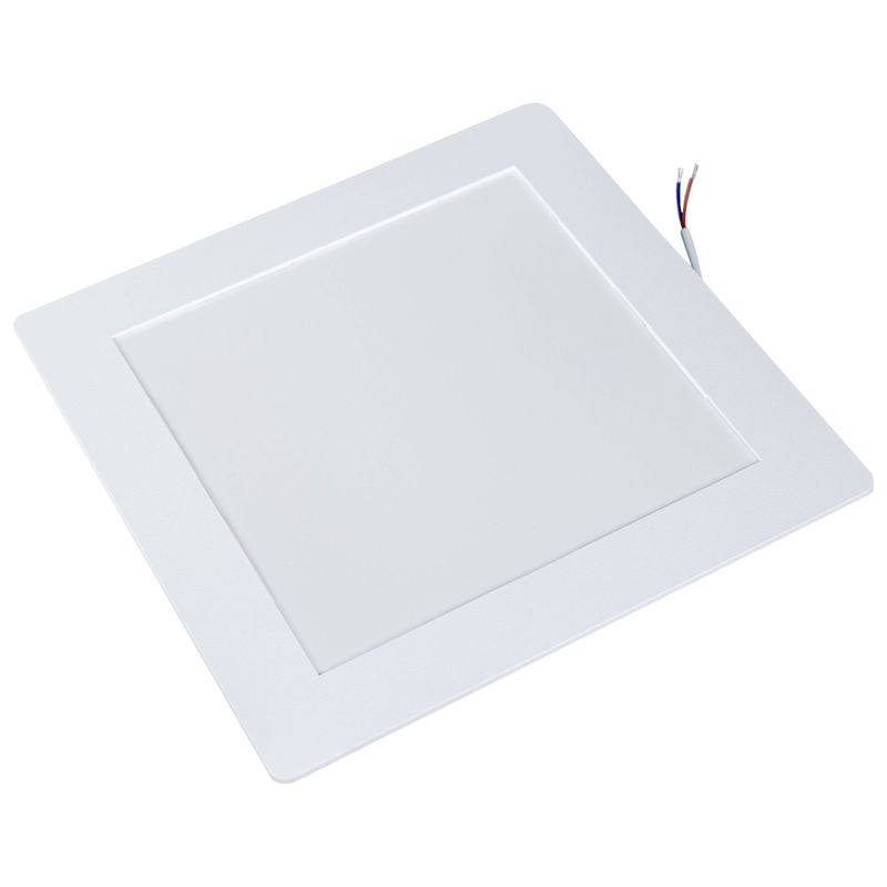 Plafon Branco Quadrado de Embutir em LED 18W (520,0046) - Noll Led