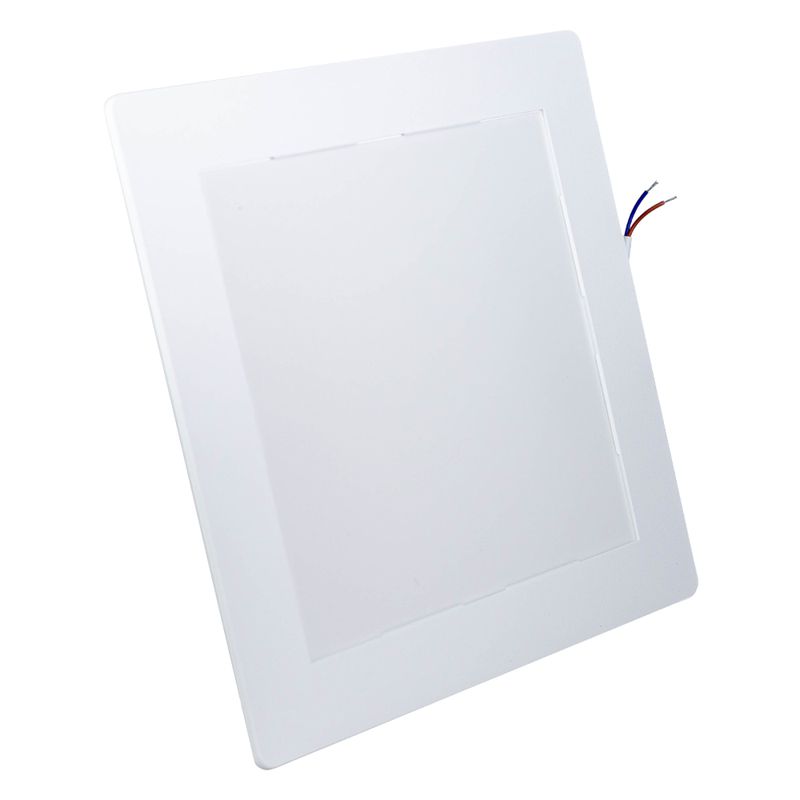 Plafon Branco Quadrado de Embutir em LED 24W (520,0048) - Noll Led