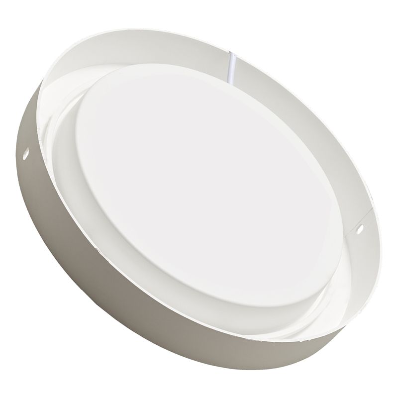 Plafon Branco Redondo de Sobrepor em LED 18W (520,0050) - Noll Led