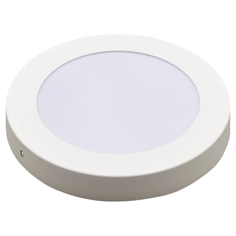 Plafon Branco Redondo de Sobrepor em LED 18W (520,0050) - Noll Led