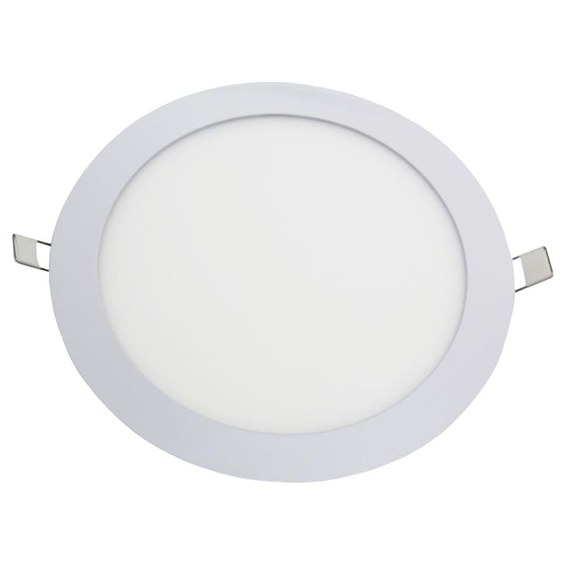 Plafon Branco Redondo de Embutir em LED 24W (520,0009) - Noll Led